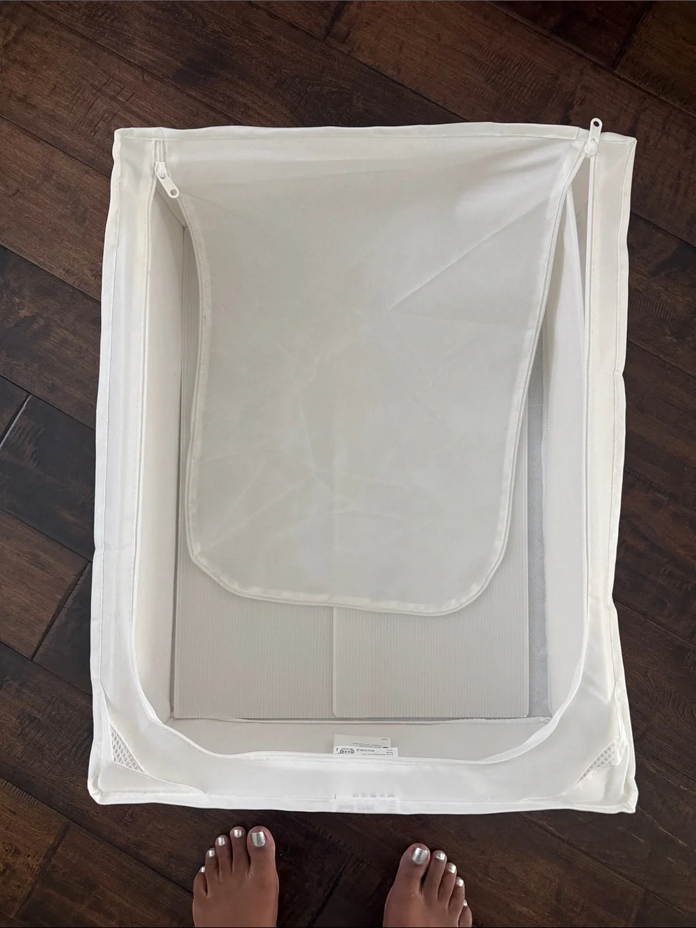 IKEA SKUBB Storage case, white, 17x20 ¾x7 ½ 